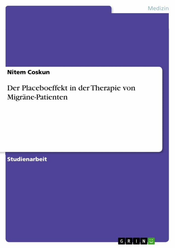 Der Placeboeffekt in der Therapie von Migräne-Patienten main product photo