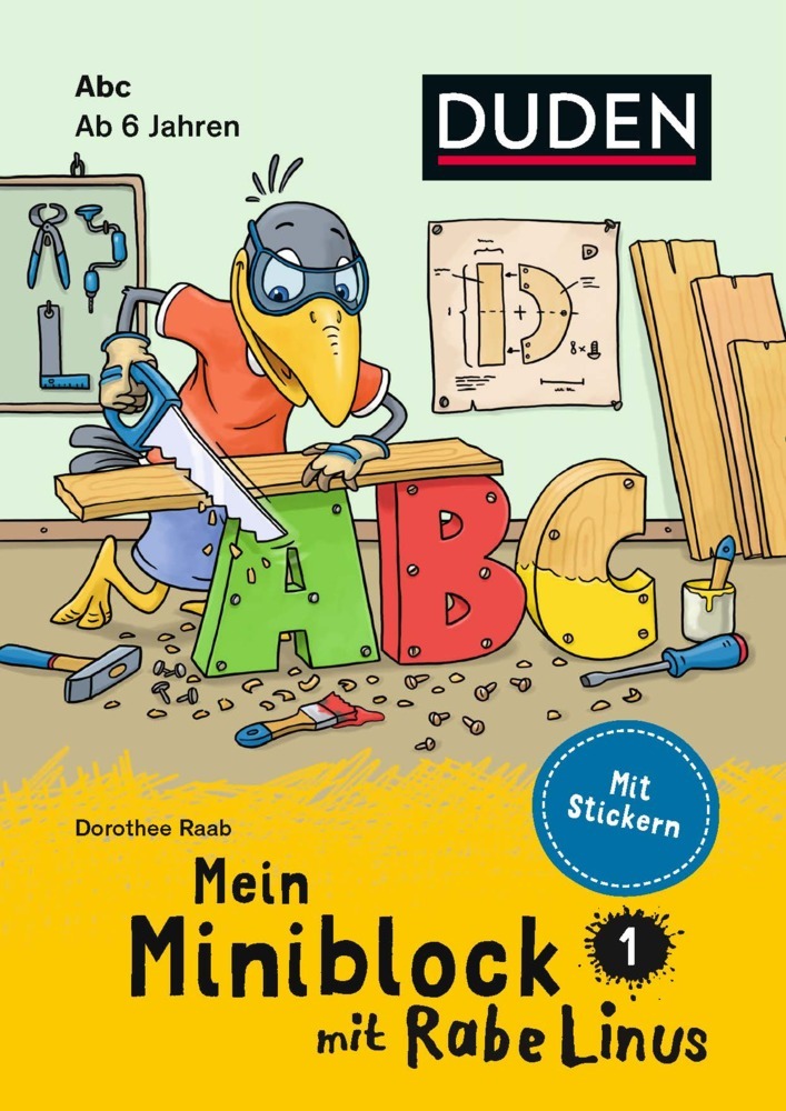 Mein Miniblock mit Rabe Linus - Abc main product photo