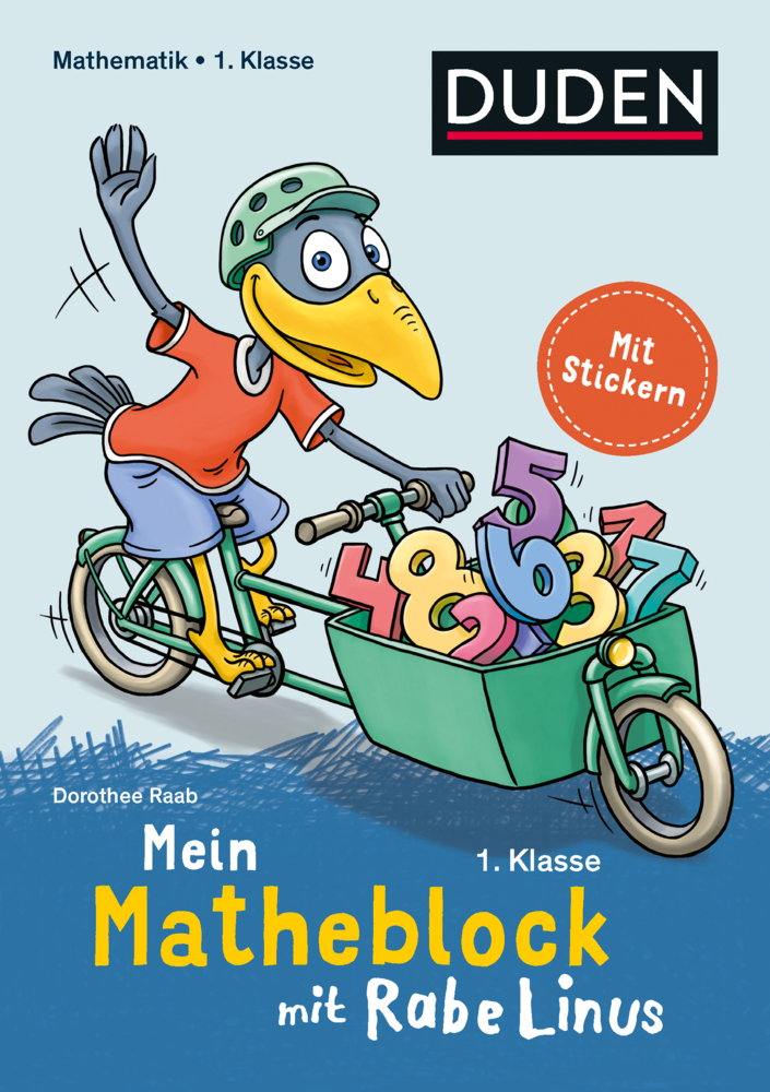Mein Matheblock mit Rabe Linus - 1. Klasse main product photo