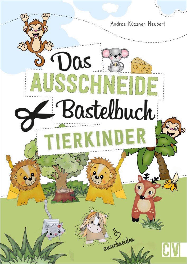 Das Ausschneide-Bastelbuch Tierkinder main product photo