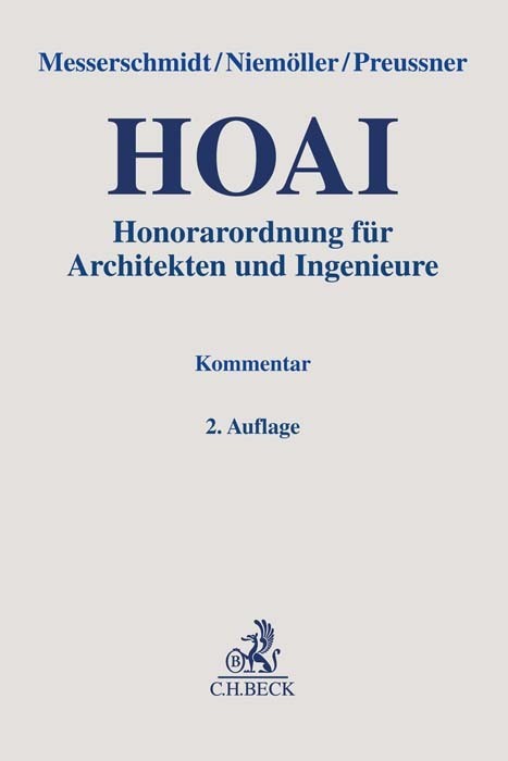 Honorarordnung für Architekten und Ingenieure main product photo