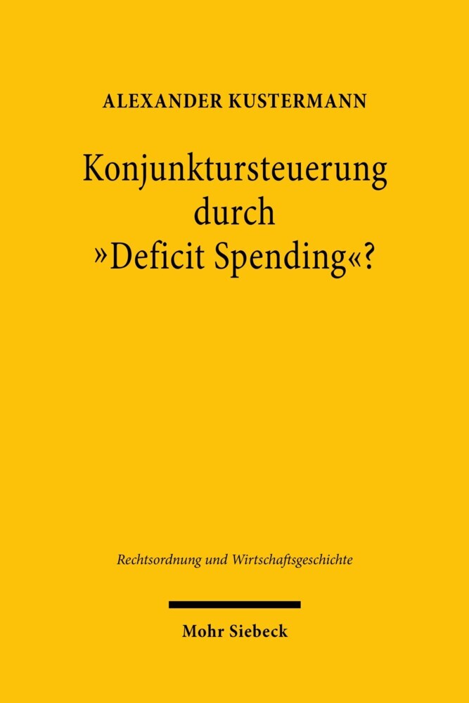 Konjunktursteuerung durch 'Deficit Spending'? main product photo