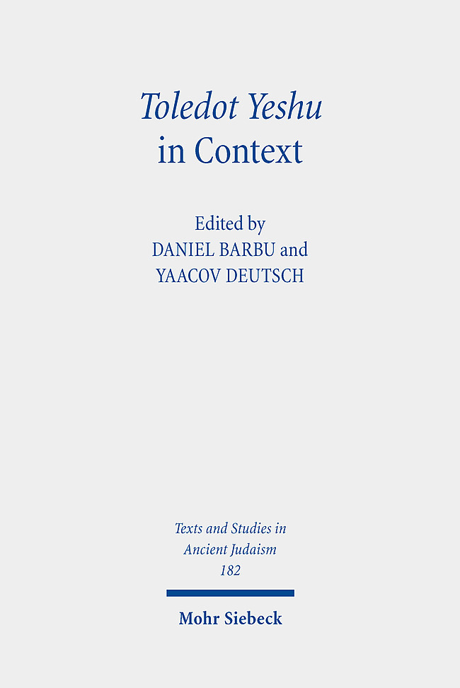 Toledot Yeshu in Context main product photo