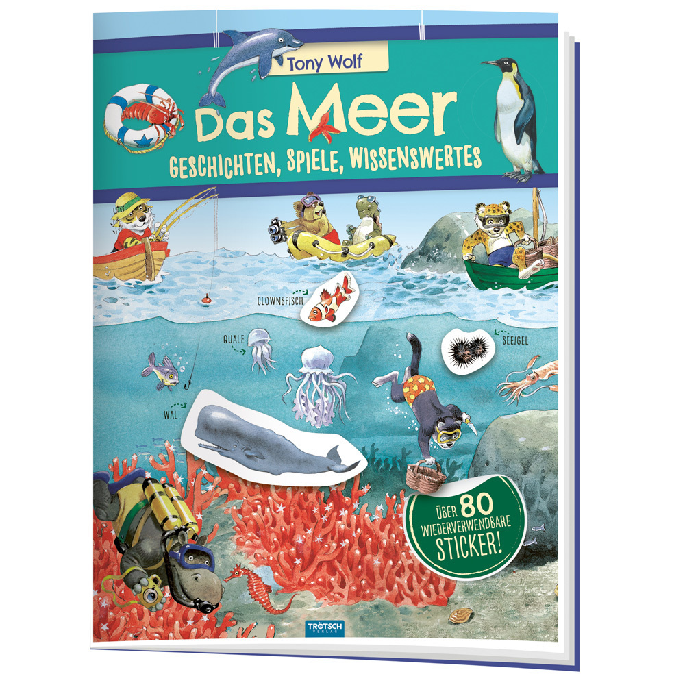 Trötsch Das Meer Geschichten Spiele Wissenswertes Stickerbuch main product photo