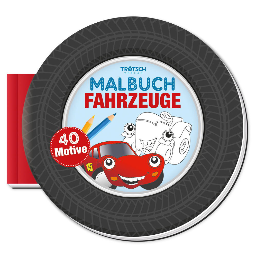 Trötsch Malbuch Fahrzeuge Malbuch main product photo