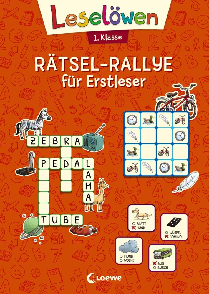 Leselöwen Rätsel-Rallye für Erstleser - 1. Klasse (Orange) main product photo