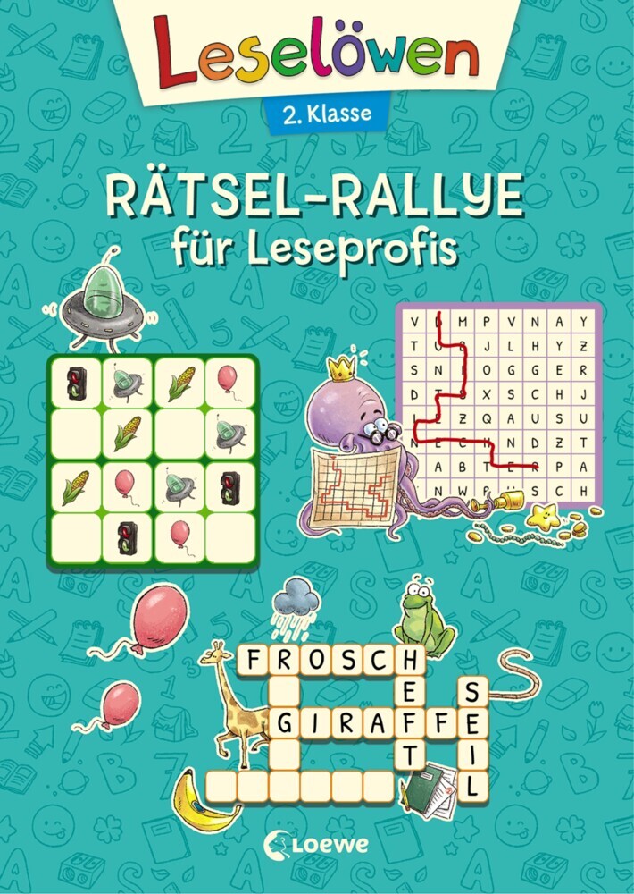 Leselöwen Rätsel-Rallye für Leseprofis - 2. Klasse (Türkis) main product photo