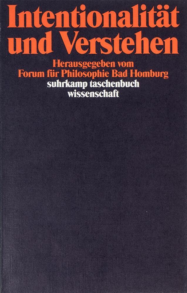 Intentionalität und Verstehen main product photo