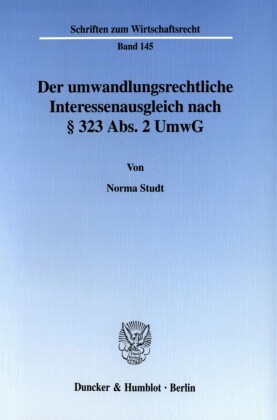 Der umwandlungsrechtliche Interessenausgleich nach    323 Abs. 2 UmwG.
