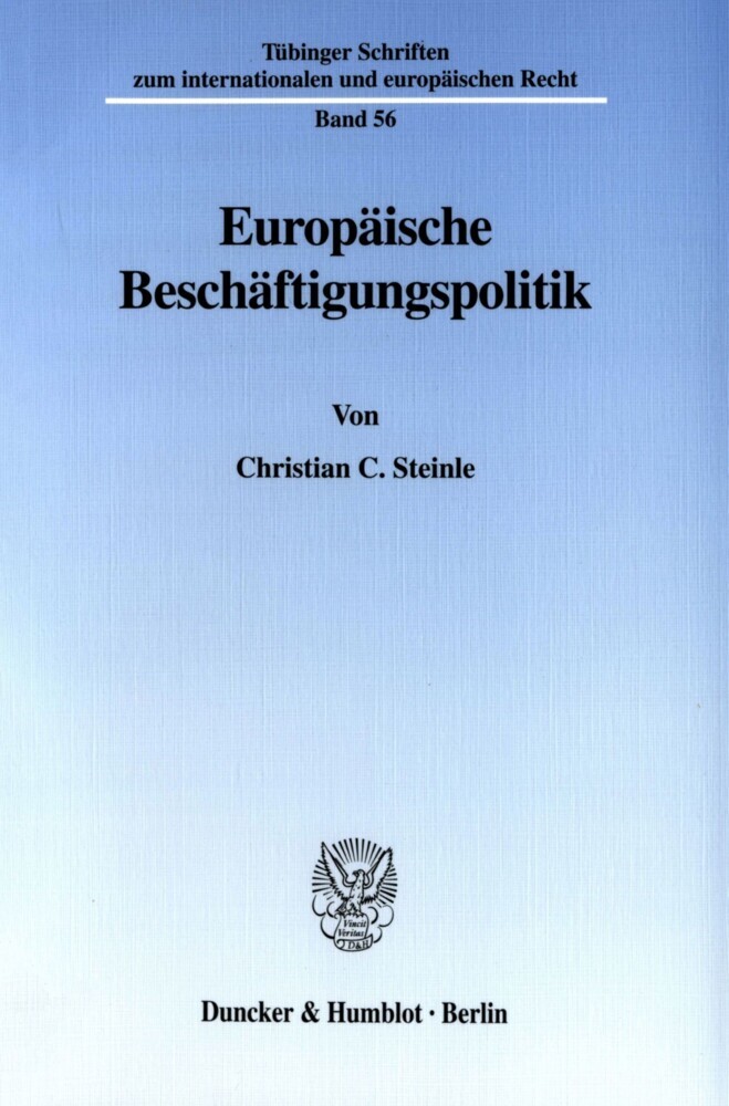 Europäische Beschäftigungspolitik. main product photo