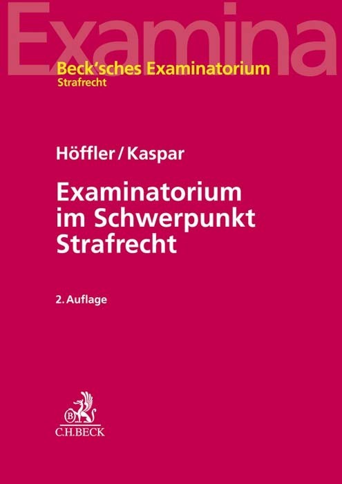 Examinatorium im Schwerpunkt Strafrecht main product photo