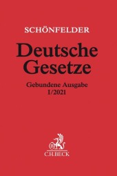 Deutsche Gesetze Gebundene Ausgabe I/2021