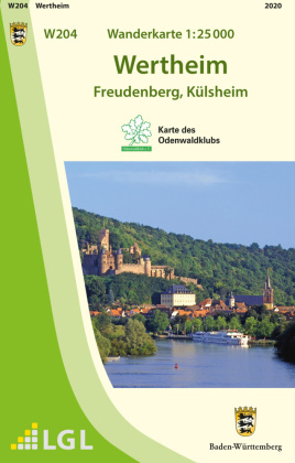 W204 Wanderkarte 1:25 000 Wertheim