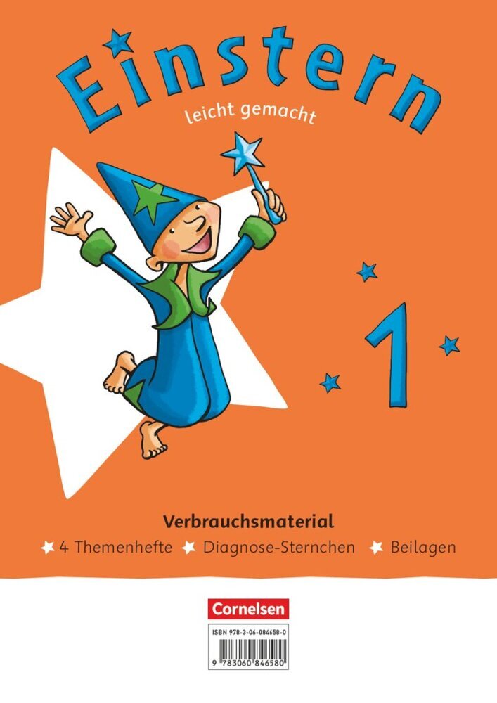 Einstern - Mathematik - Ausgabe 2021 - Leicht gemacht - Themenhefte 1-4, Diagnoseheft und Kartonbeilagen im Paket - Verbrauchsmaterial. Bd.1 main product photo
