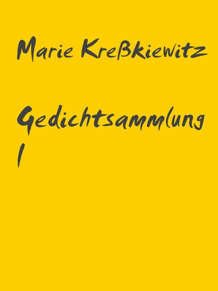 Gedichtsammlung I main product photo