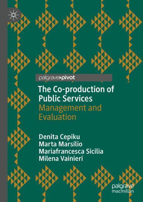 The Co-production of Public Services main product photo