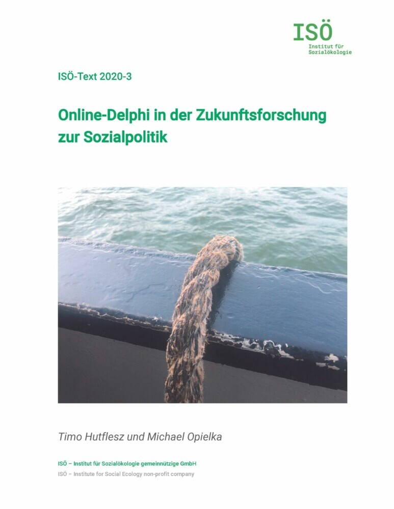 Online-Delphi in der Zukunftsforschung zur Sozialpolitik main product photo