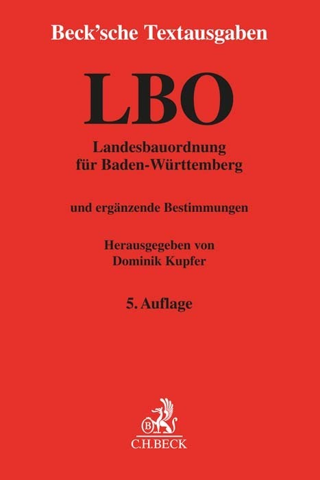 Landesbauordnung für Baden-Württemberg main product photo