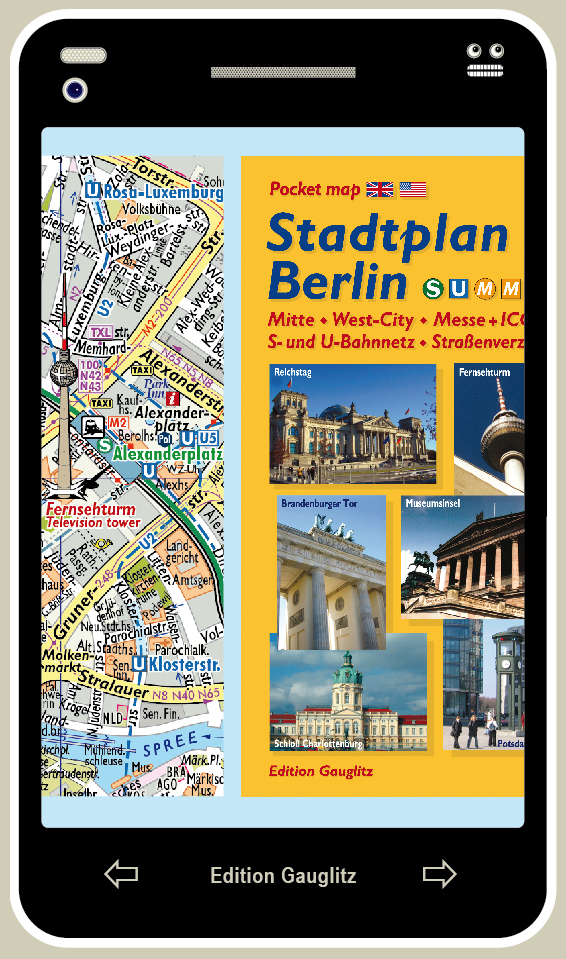 Stadtplan Berlin (Handy-Look) main product photo
