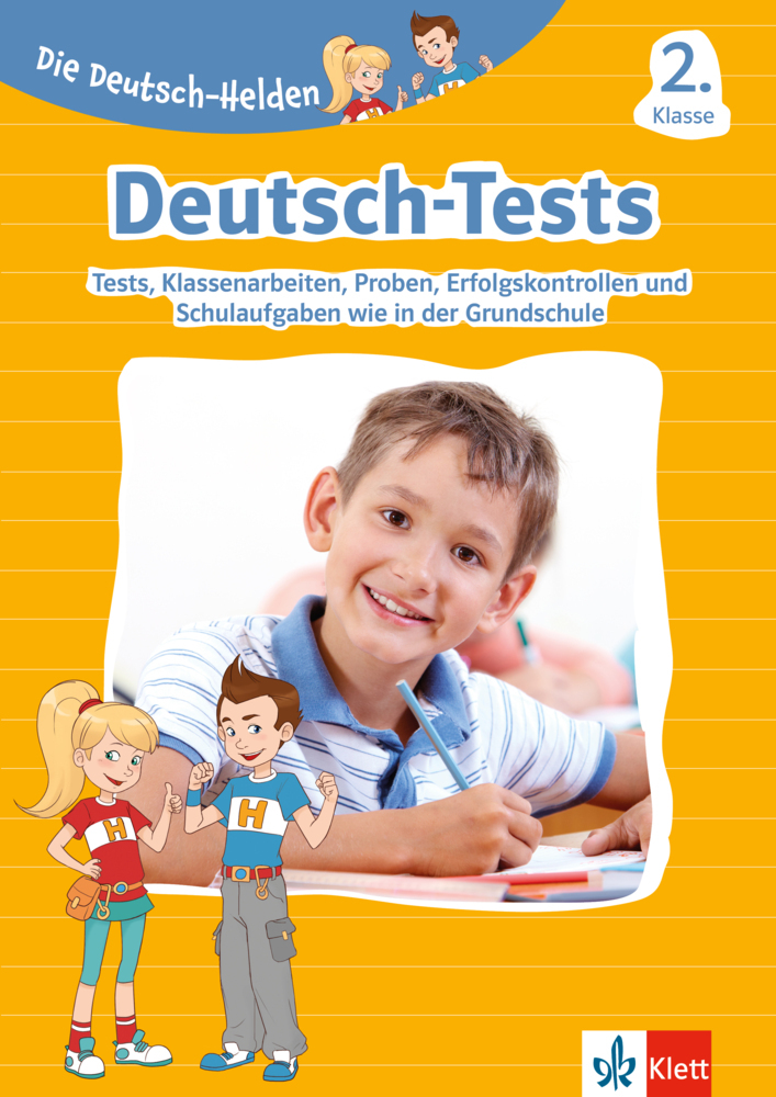 Klett Die Deutsch-Helden: Deutsch-Tests 2. Klasse main product photo