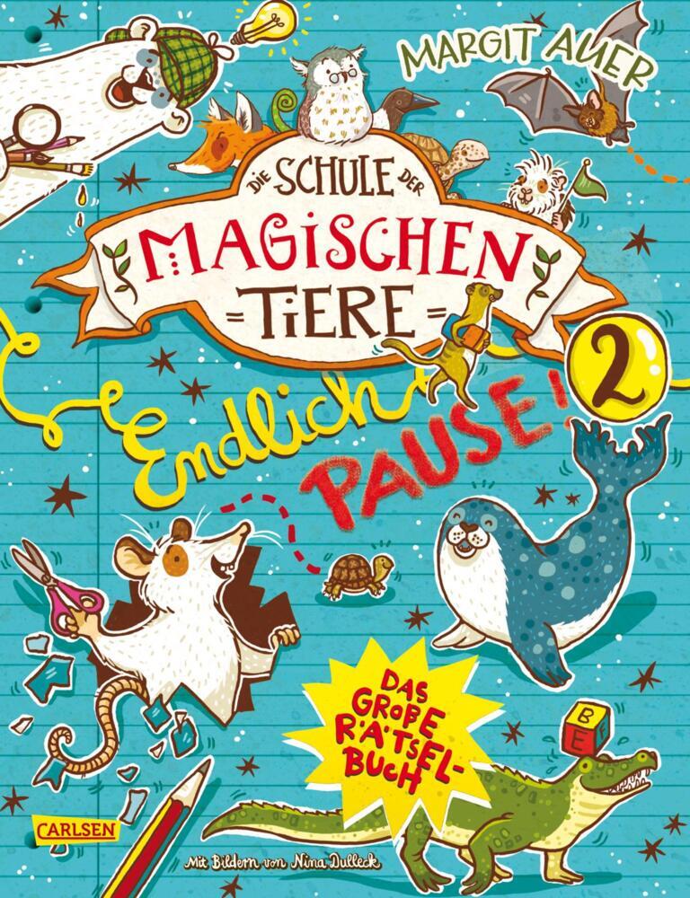 Die Schule der magischen Tiere: Endlich Pause! Das große Rätselbuch Band 2 main product photo