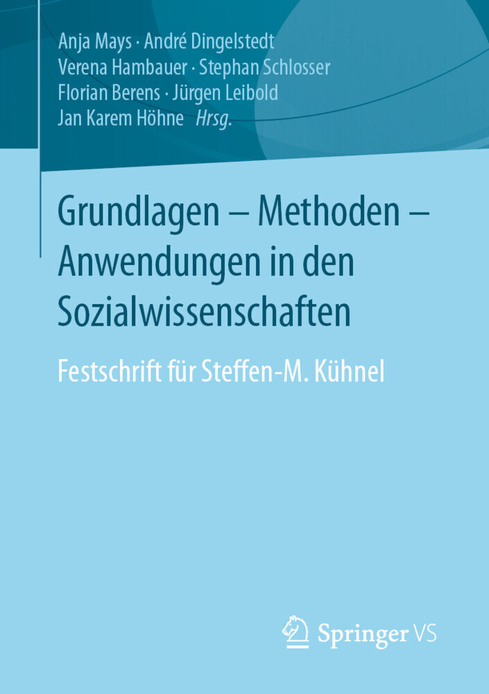 Grundlagen - Methoden - Anwendungen in den Sozialwissenschaften main product photo