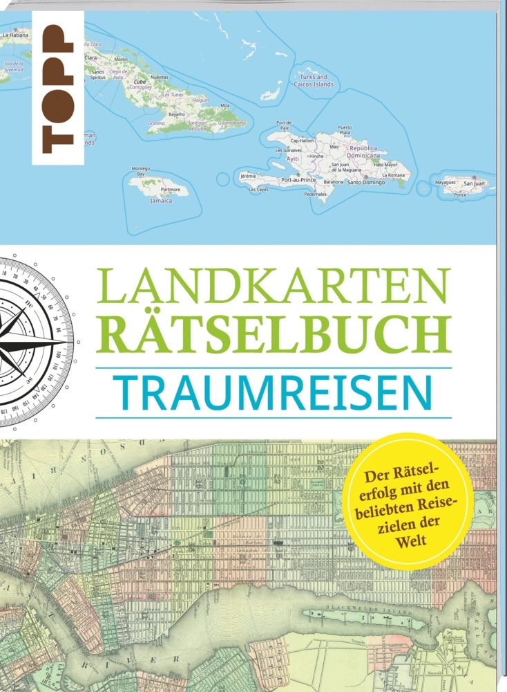 Landkarten Rätselbuch - Traumreisen main product photo