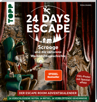 24 DAYS ESCAPE - Der Escape Room Adventskalender: Scrooge und die verlorene Weihnachtsgeschichte.