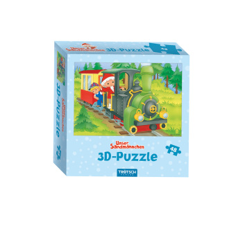 Trötsch Unser Sandmännchen 3D Puzzle Eisenbahn