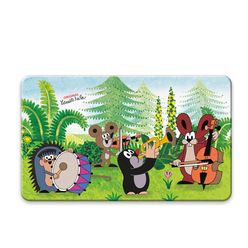 Trötsch Der kleine Maulwurf Frühstücksbrettchen Musiker main product photo