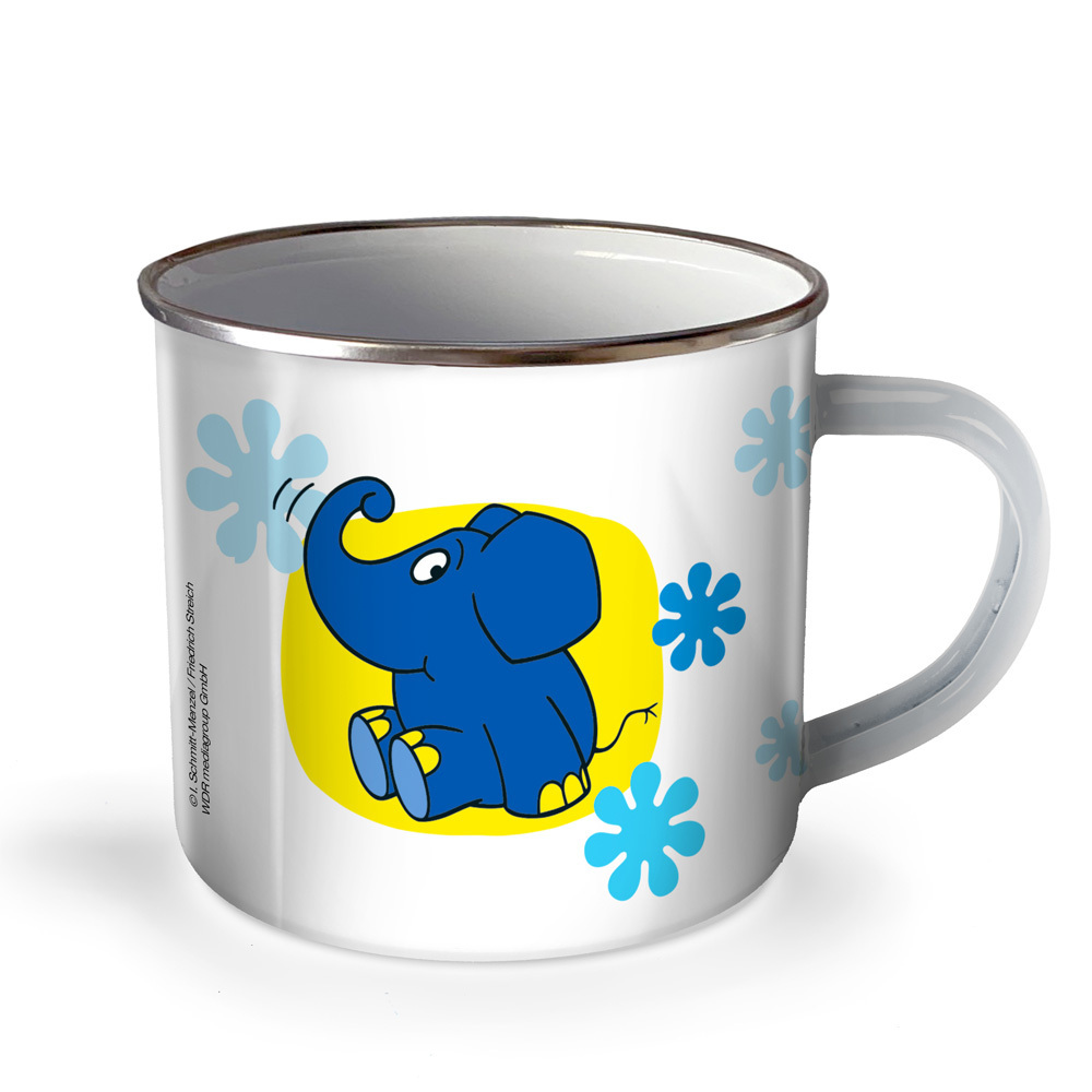 Trötsch Die Maus Emaille Becher Tasse Elefant main product photo