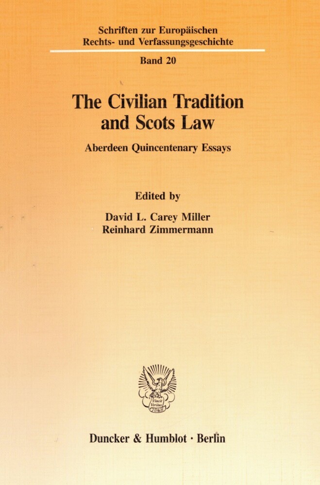 The Civilian Tradition and Scots Law. main product photo