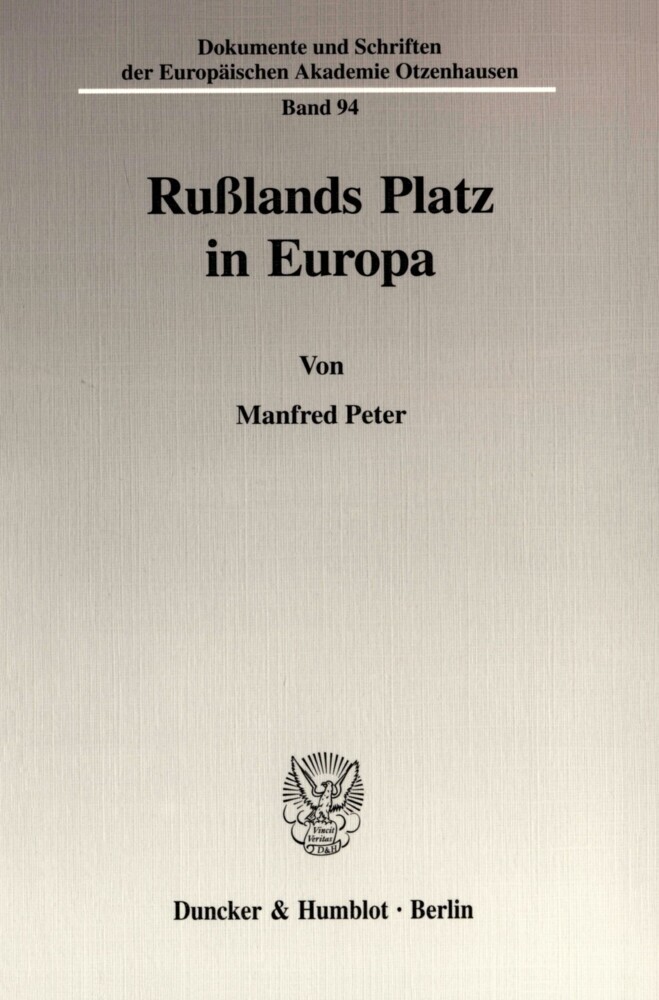 Rußlands Platz in Europa. main product photo
