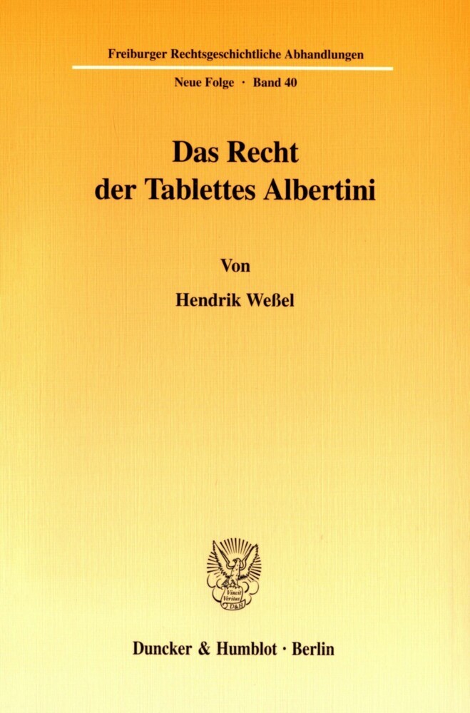 Das Recht der Tablettes Albertini. main product photo