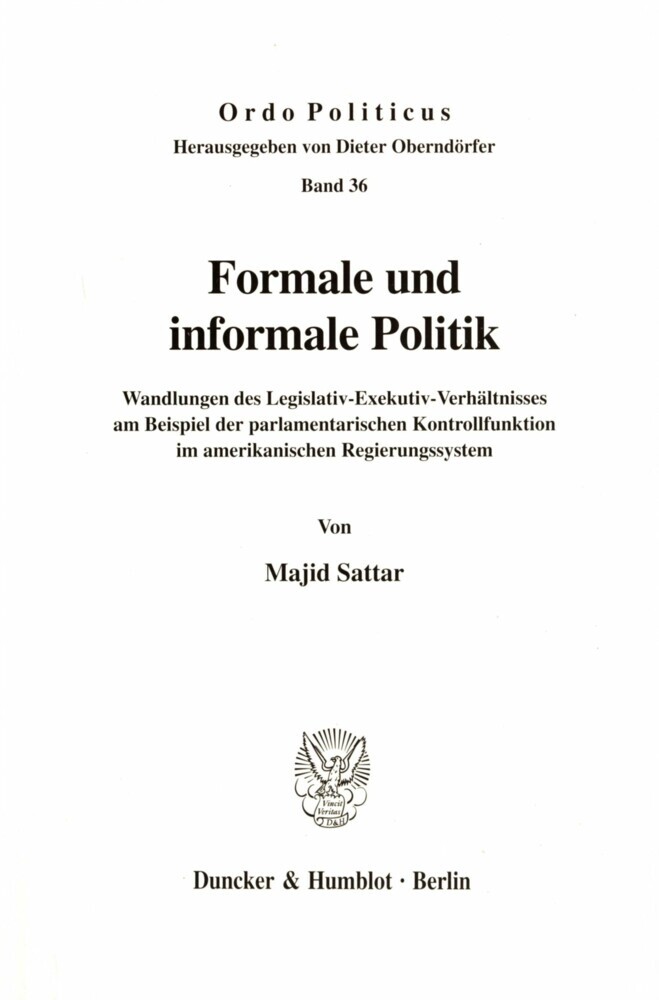 Formale und informale Politik. main product photo