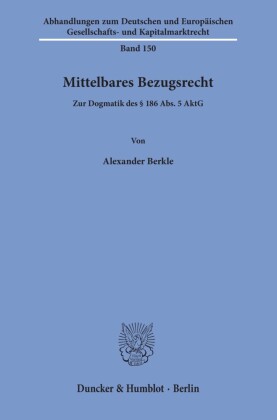 Mittelbares Bezugsrecht.