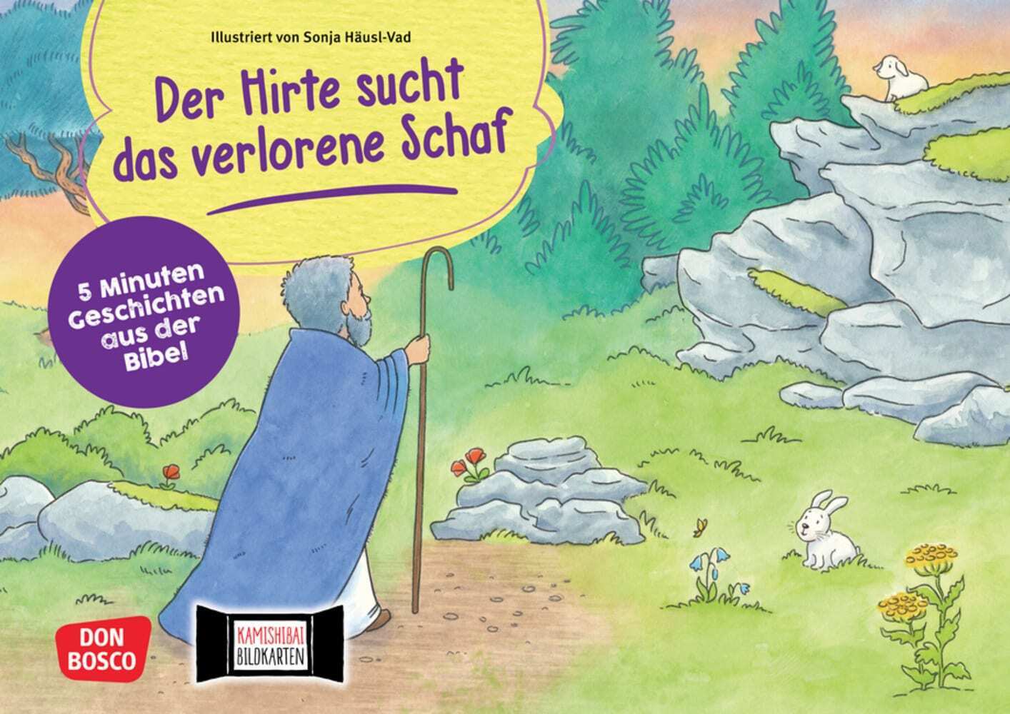 Der Hirte sucht das verlorene Schaf. Kamishibai Bildkartenset main product photo