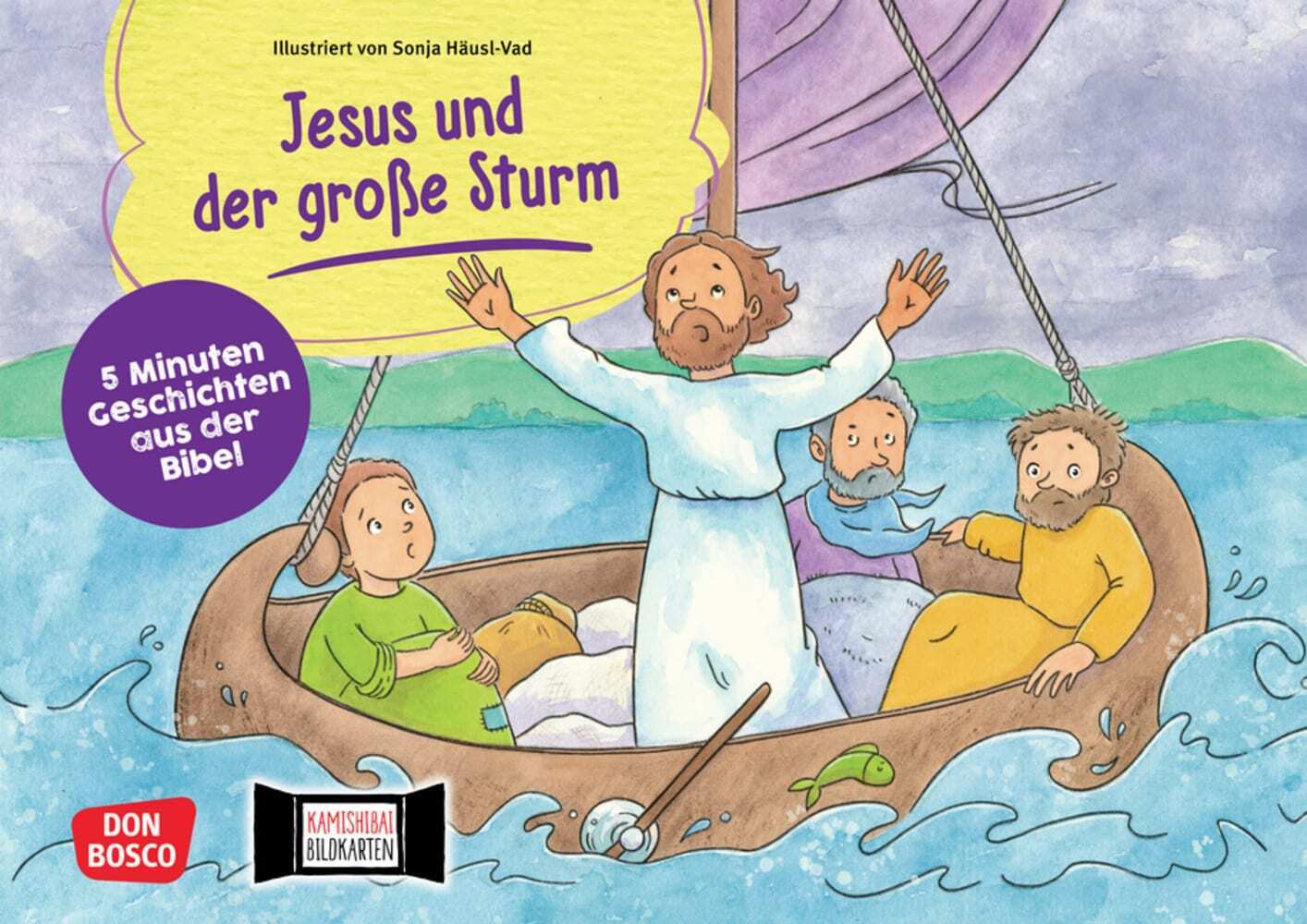 Jesus und der große Sturm. Kamishibai Bildkartenset main product photo