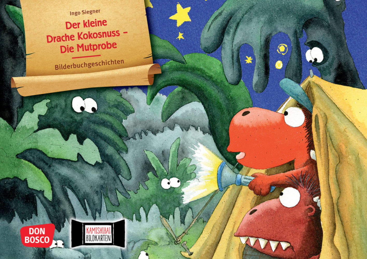 Der kleine Drache Kokosnuss. Die Mutprobe. Kamishibai Bildkartenset main product photo