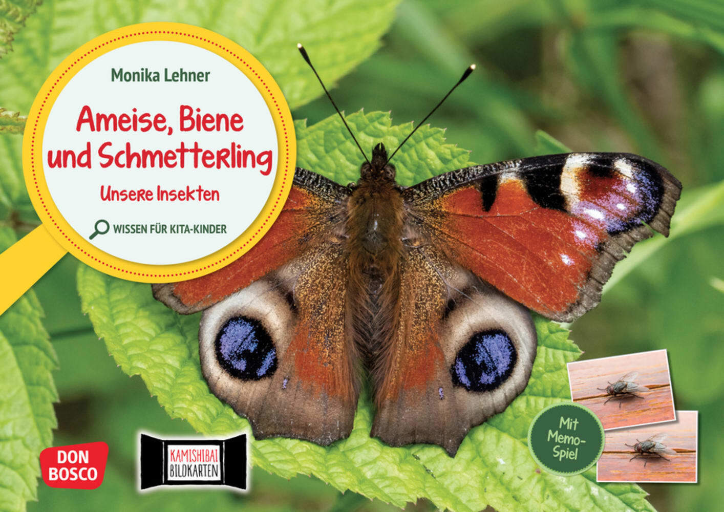 Ameise, Biene und Schmetterling. Unsere Insekten. Kamishibai Bildkarten und Memo-Spiel main product photo