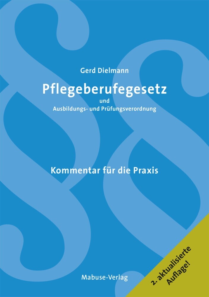 Pflegeberufegesetz und Ausbildungs- und Prüfungsverordnung main product photo