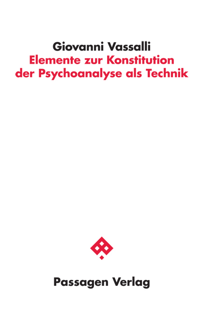 Elemente zur Konstitution der Psychoanalyse als Technik main product photo