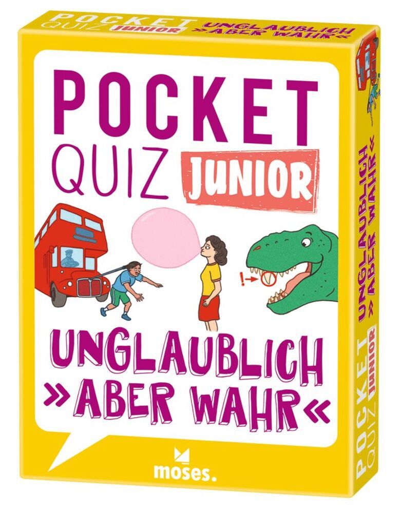 Pocket Quiz junior Unglaublich, "aber wahr" (Kinderspiel) main product photo