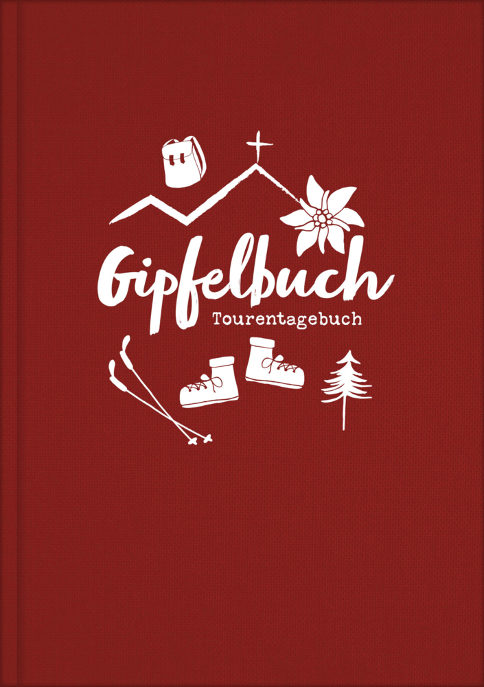 Gipfelbuch, Tourentagebuch, Wandertagebuch | A5 Notizbuch zum Wandern in den Bergen und für Radtouren für Sportler und Familien | Zum Eintragen inkl. Platz für Stempel und Fotos main product photo