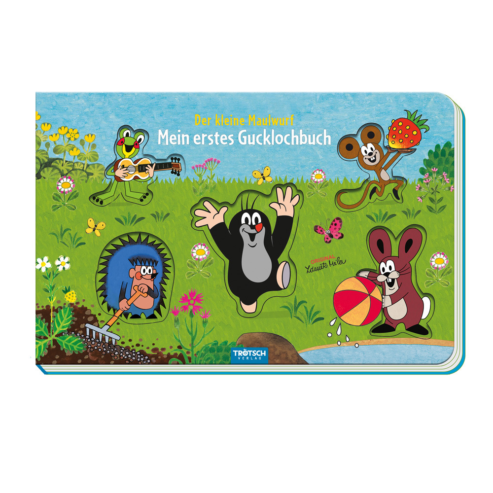 Trötsch Der kleine Maulwurf Mein erstes Gucklochbuch Pappenbuch main product photo