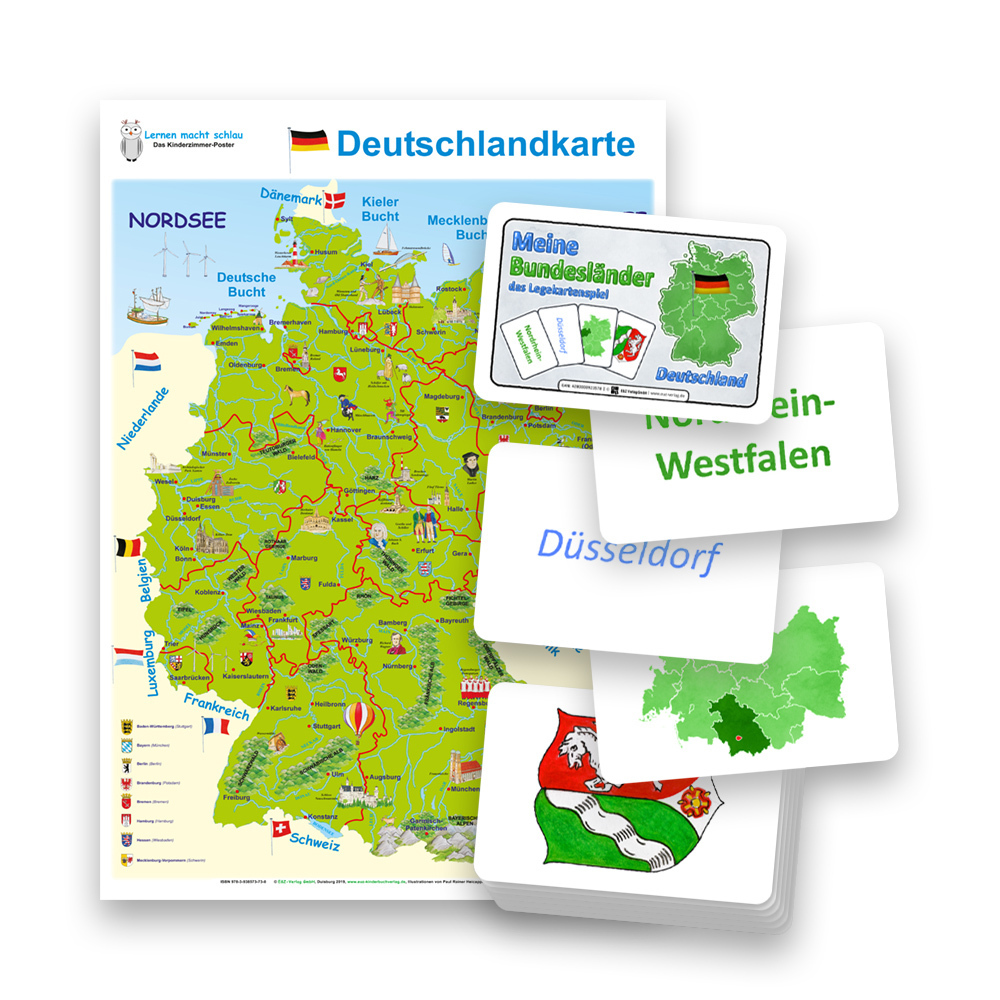 Meine Bundesländer - das Deutschland-Legespiel main product photo
