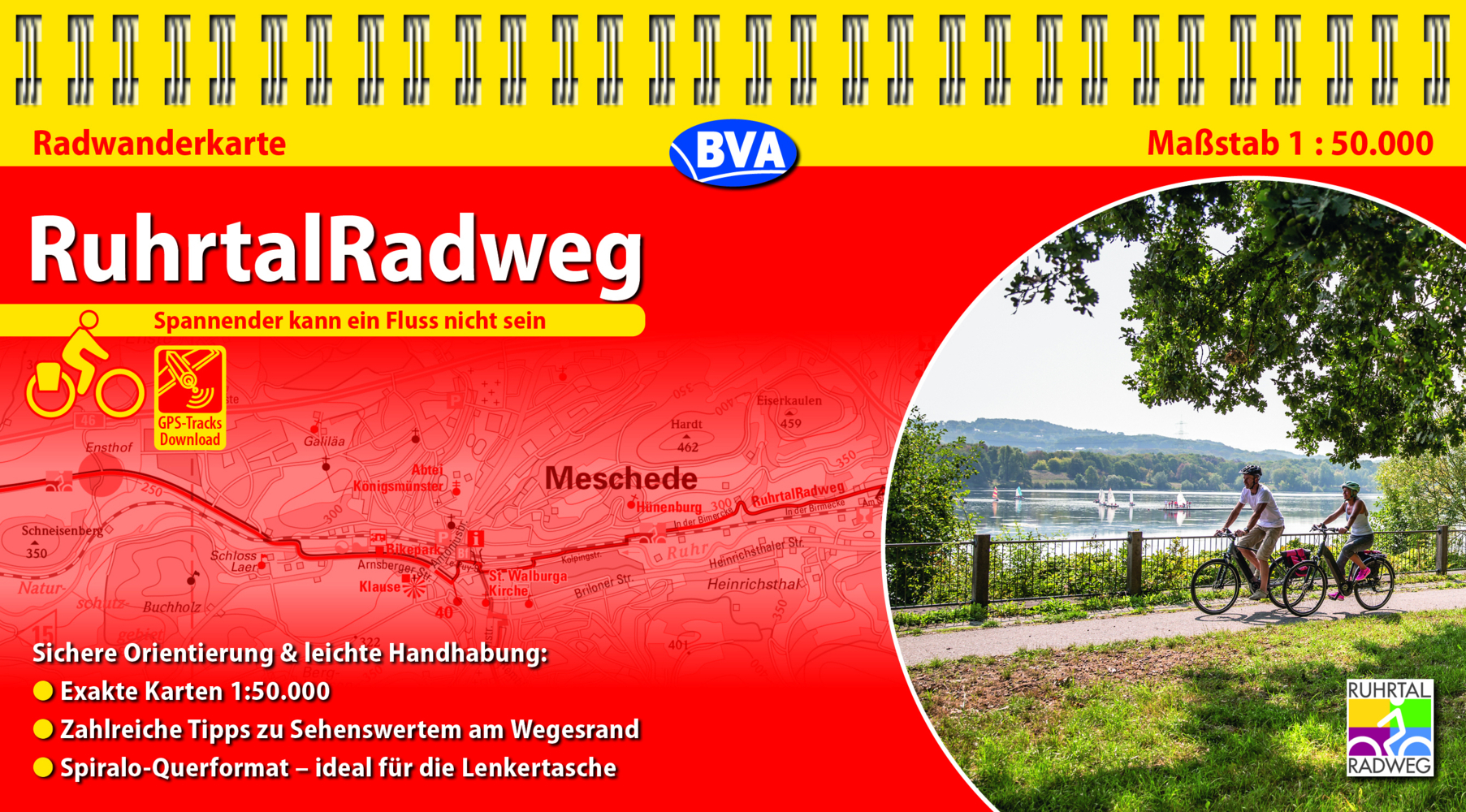 Kompakt-Spiralo BVA RuhrtalRadweg 1:50.000 main product photo