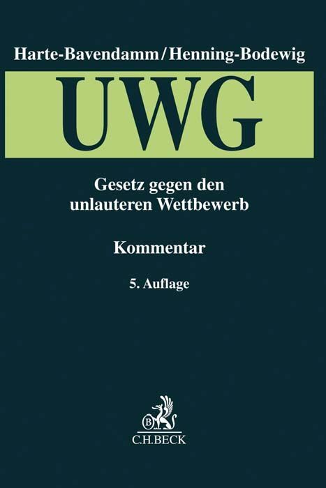 Gesetz gegen den unlauteren Wettbewerb (UWG) main product photo