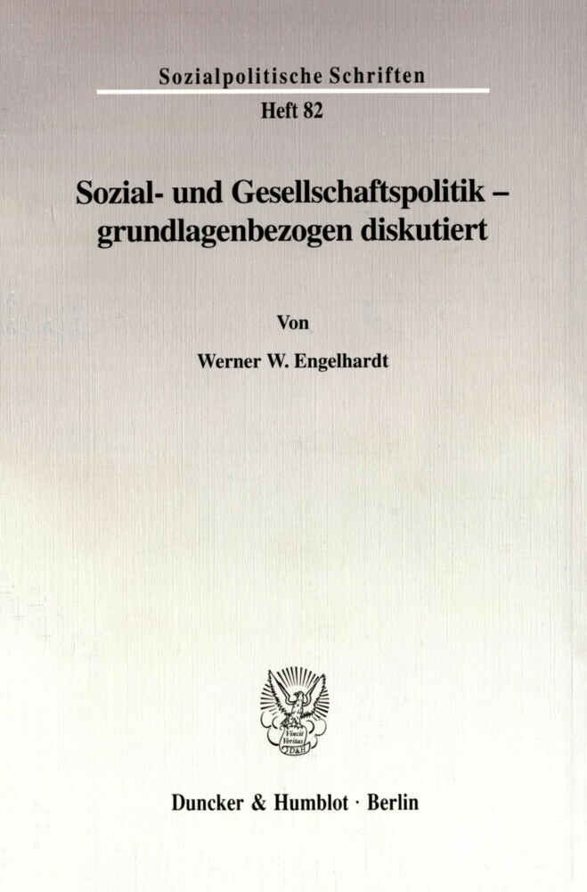 Sozial- und Gesellschaftspolitik - grundlagenbezogen diskutiert. main product photo