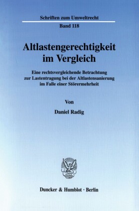 Altlastengerechtigkeit im Vergleich.
